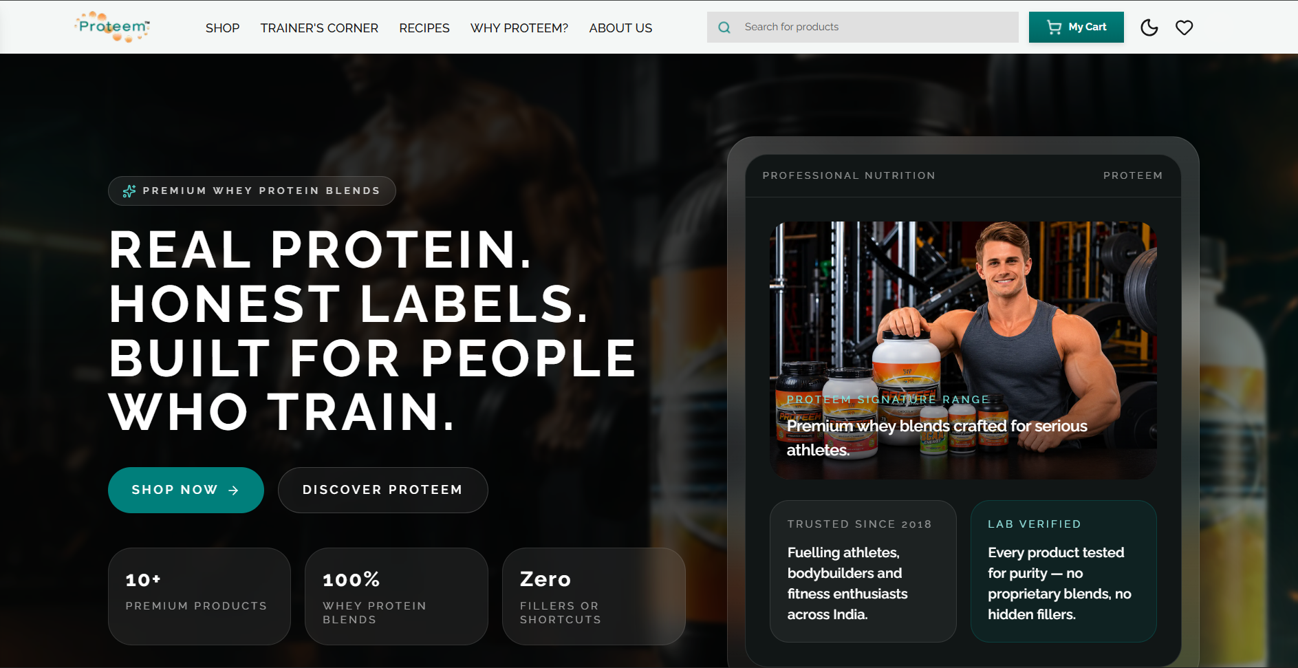 E-commerce Shopify Development for Proteem